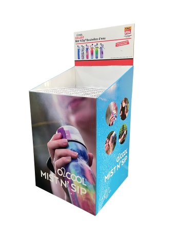 Shop POP displays designed for effective retail product marketing.